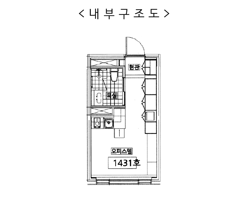 경기 하남시 망월동 1079, 14층1431호 (망월동,우성르보아파크) 오피스텔(주거) 경매 사진 14