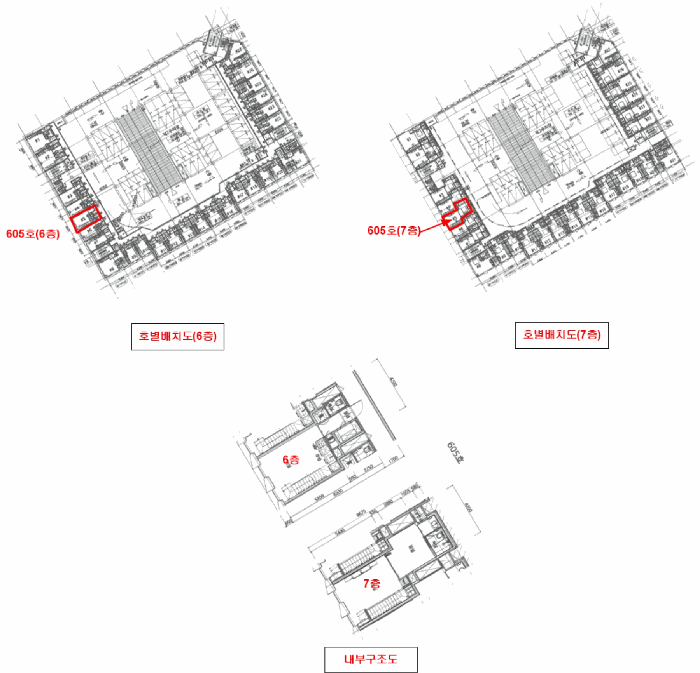 경기도 성남시 분당구 서현동 275 라포르테블랑서현 605호 외 1개호 오피스텔(주거) 경매 사진 14