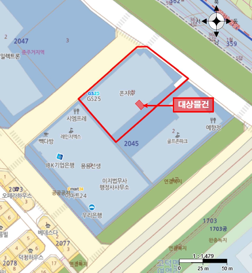 경기도 평택시 고덕동 2045-1 프리미엄원희캐슬고덕신도시 1층129호 근린상가 경매 사진 26