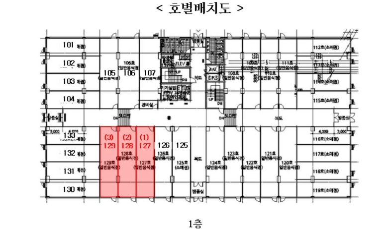 경기도 평택시 세교동 586-3 세교디오네프라자주건축물제1동 1층127호 근린상가 경매 사진 19