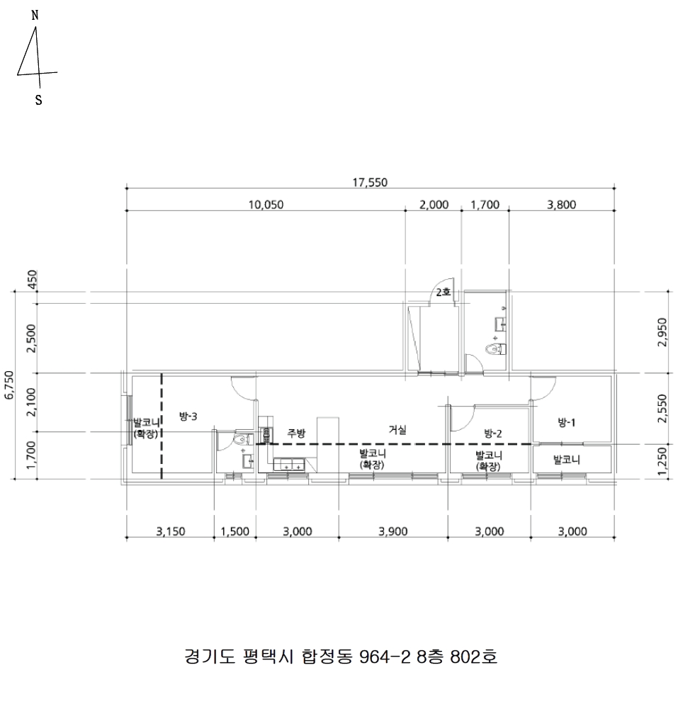 경기도 평택시 합정동 964-2 8층802호 다세대(빌라) 경매 사진 20