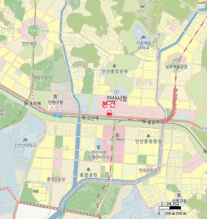 경기 안산시 단원구 고잔동 526-3, 20층2005호 (고잔동,센트럴파크그랑베르) 오피스텔(주거) 경매 사진 8