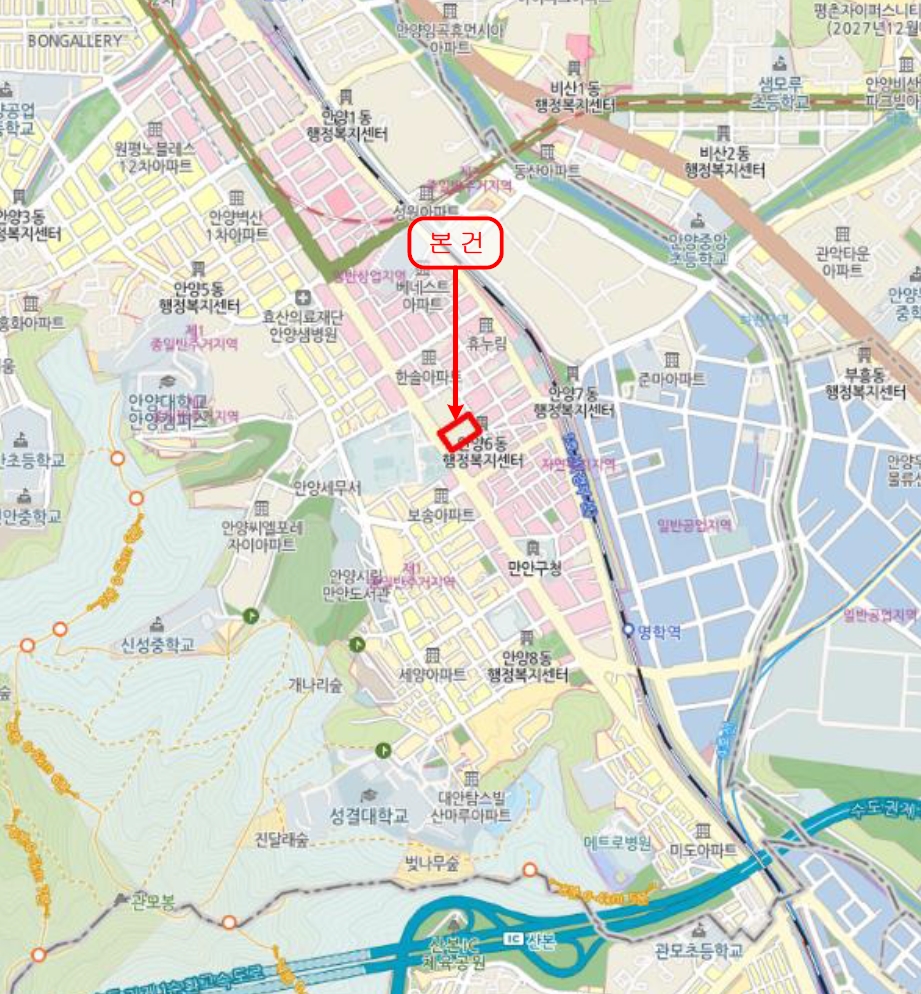 경기도 안양시 만안구 안양동 433-2 안양센트럴헤센 103동 16층1608호 오피스텔 경매 사진 22