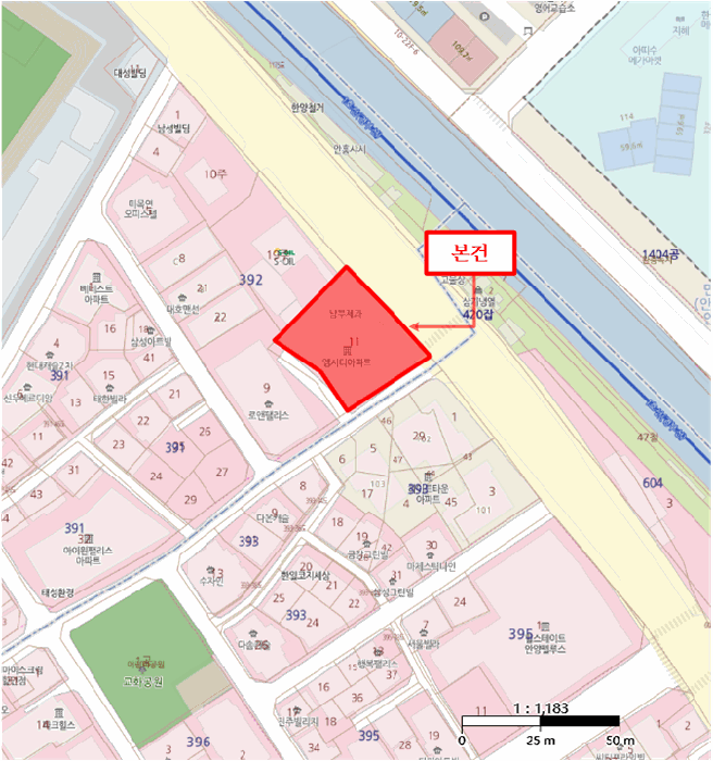 경기도 안양시 만안구 안양동 392-11 엠씨티 8층804호 오피스텔 경매 사진 24