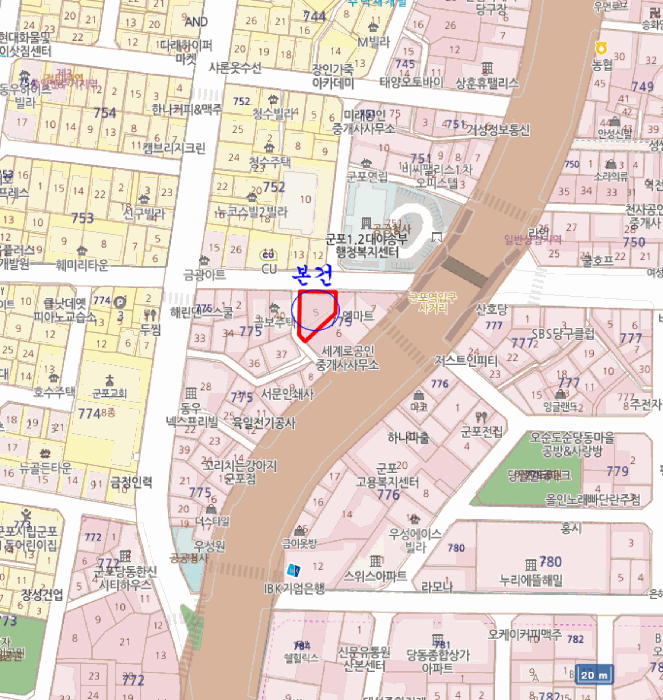 경기도 군포시 당동 775-5 와이즈캐슬 9층903호 오피스텔 경매 사진 19