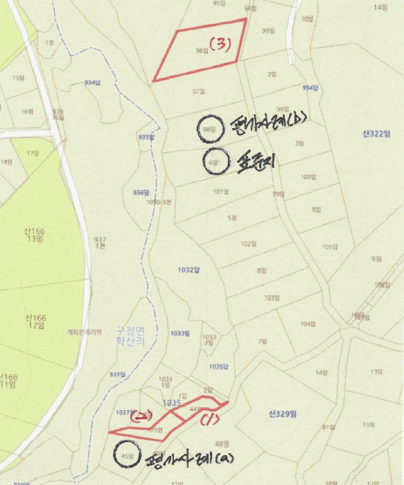 강원특별자치도 강릉시 구정면 어단리 944-44 외 1필지 임야 경매 사진 7