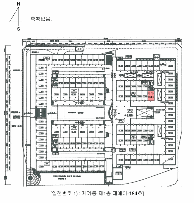 충북 청주시 흥덕구 봉명동 2449, 가동 1층 에이-184호 (봉명동,청주파비뇽아울렛) 근린상가 경매 사진 11