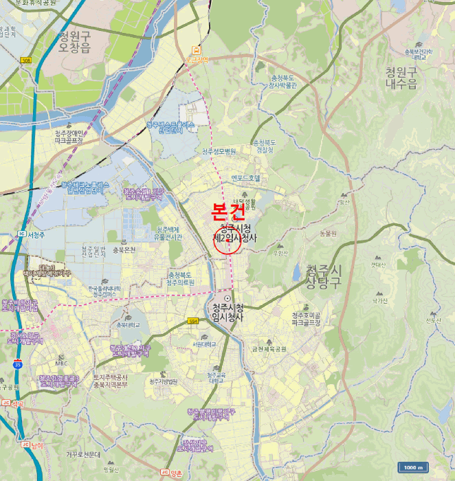 충청북도 청주시 청원구 우암동 110-33 하이브레드 오피스텔 10층 1006호 외 1필지 오피스텔(주거) 경매 사진 10