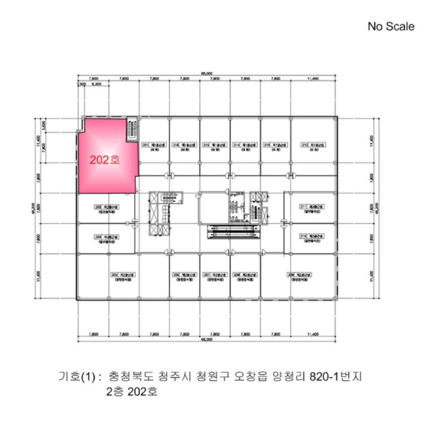 충청북도 청주시 청원구 오창읍 양청리 820-1 2층 202호 근린상가 경매 사진 15