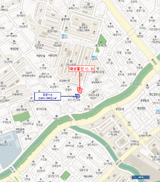 충청북도 청주시 상당구 영운동 36-1 외 1필지 근린생활시설 경매 사진 17