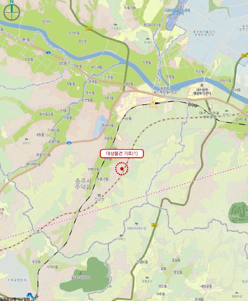 충청북도 충주시 주덕읍 삼청리 18-1 답 경매 사진 6
