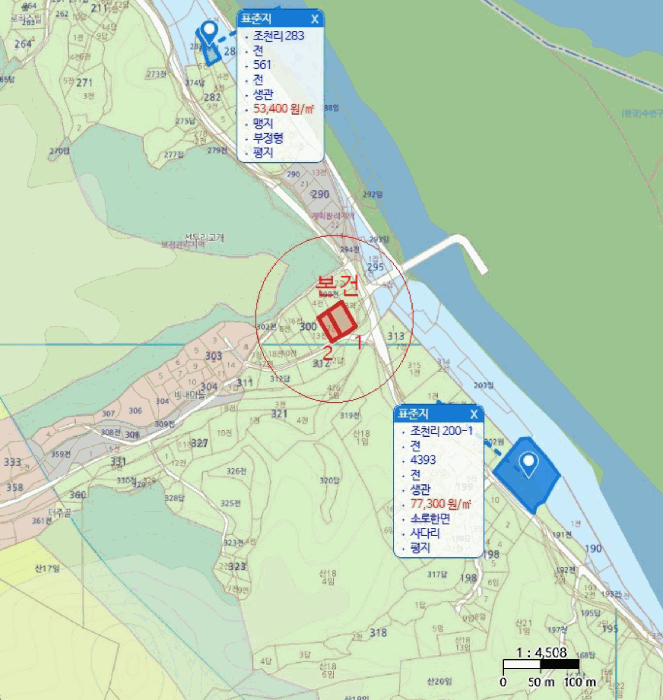 충청북도 충주시 앙성면 조천리 300-6 전 경매 사진 9