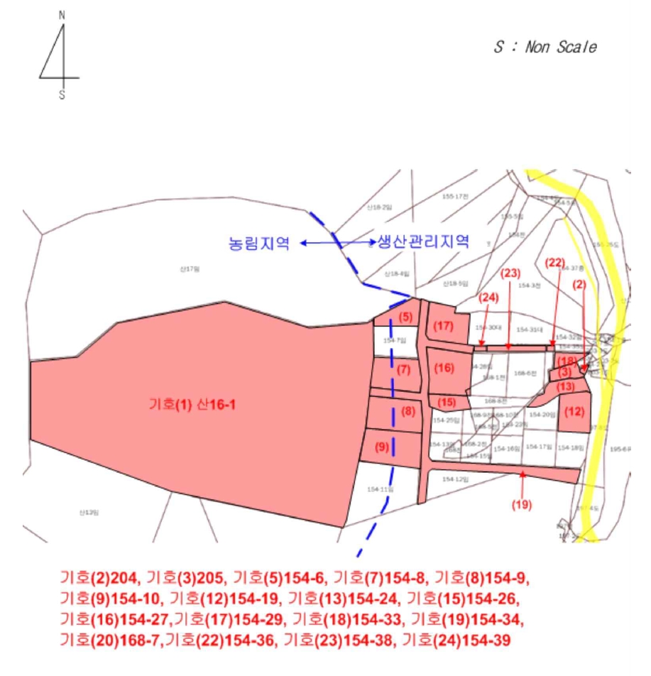 충청북도 제천시 청풍면 연곡리 154-7 외 18필지 임야 경매 사진 31