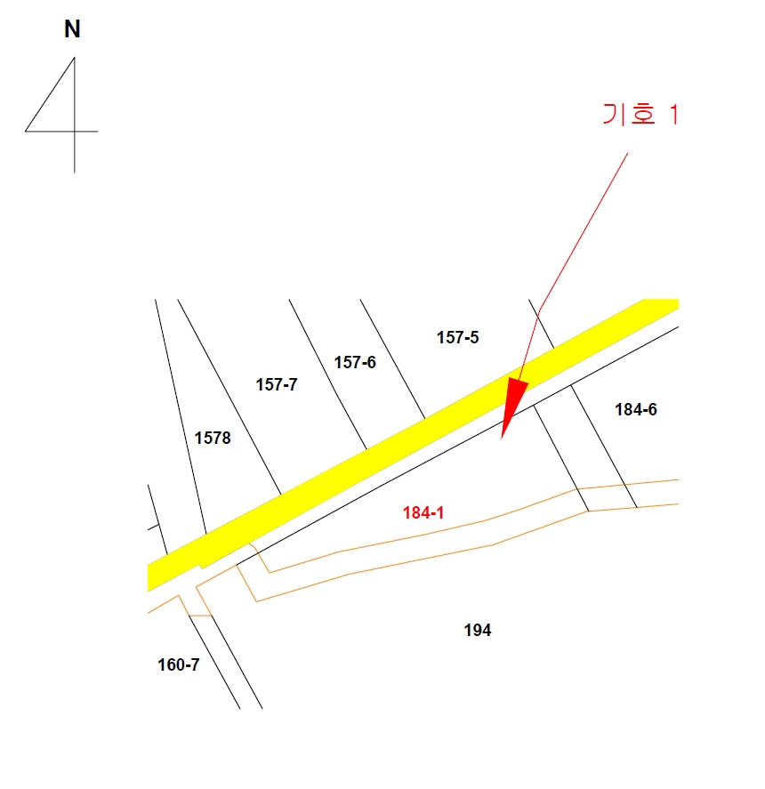 충청북도 제천시 금성면 월림리 184-1 답 경매 사진 9