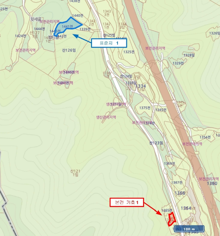 충청북도 영동군 학산면 봉소리 1364-2 전 경매 사진 21