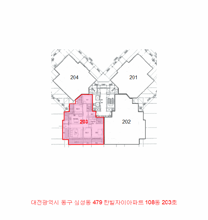 대전광역시 동구 삼성동 479 한밭자이아파트 108동 2층203호 아파트 경매 사진 27