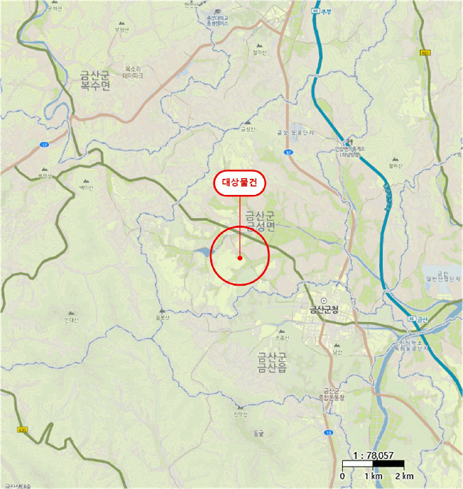 충청남도 금산군 금성면 도곡리 307-4 외 17필지 임야 경매 사진 220