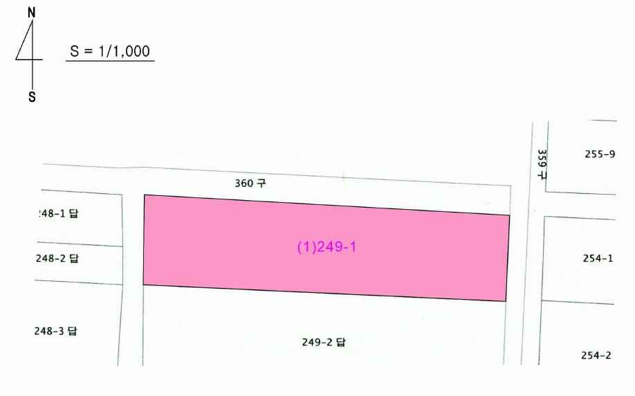 충청남도 부여군 외산면 복덕리 249-1 답 경매 사진 6