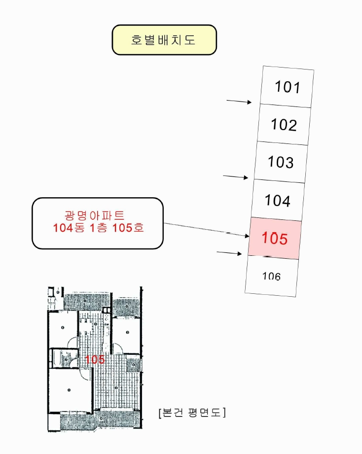 충청남도 천안시 서북구 쌍용동 1233 광명아파트 104동 1층105호 아파트 경매 사진 21