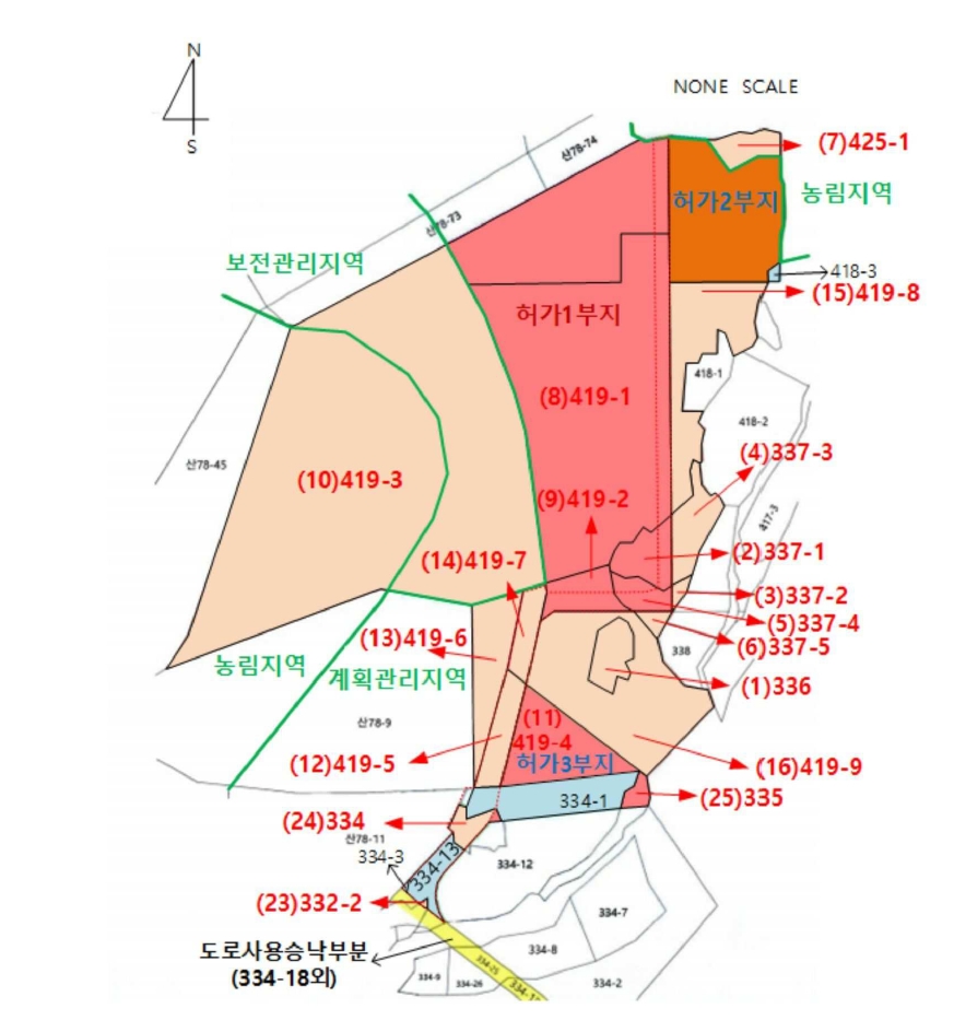 충청남도 아산시 음봉면 동암리 336 외 24필지 답 경매 사진 36