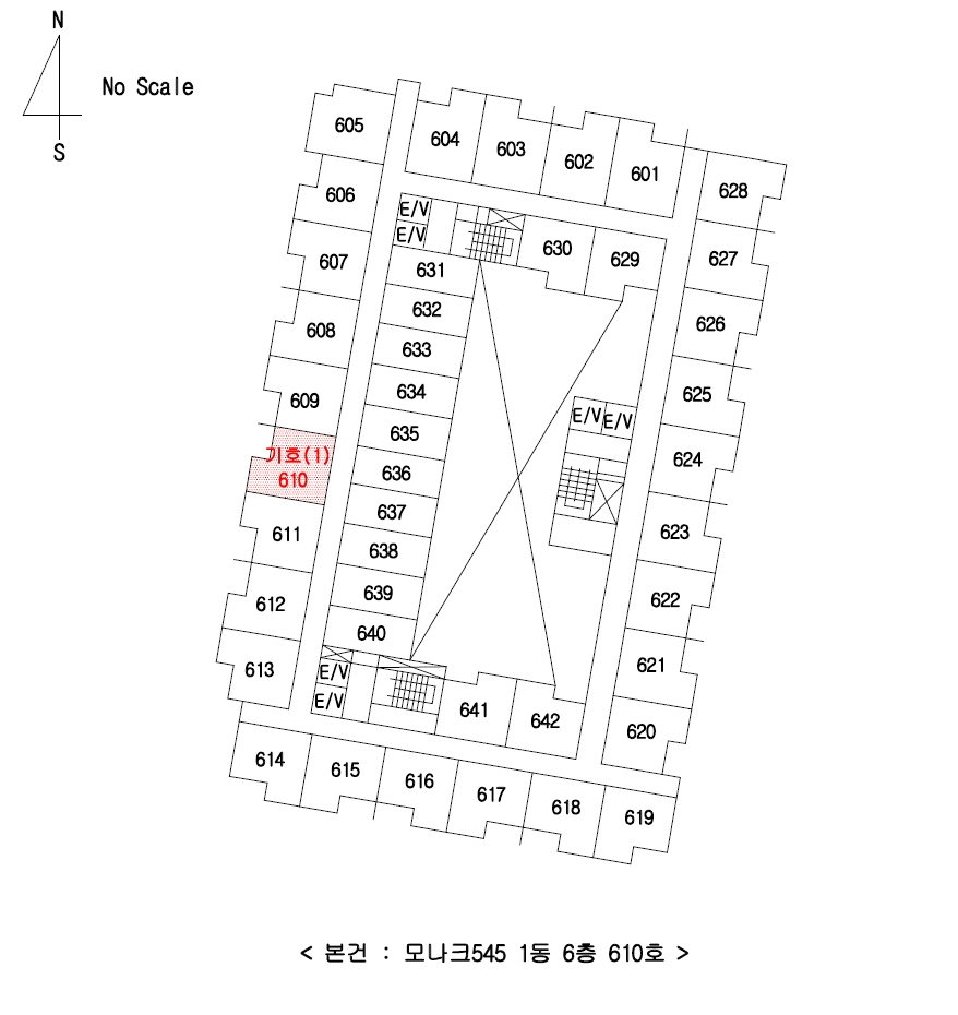 충청남도 천안시 서북구 불당동 1534-1 모나크545 1동 6층610호 오피스텔 경매 사진 37