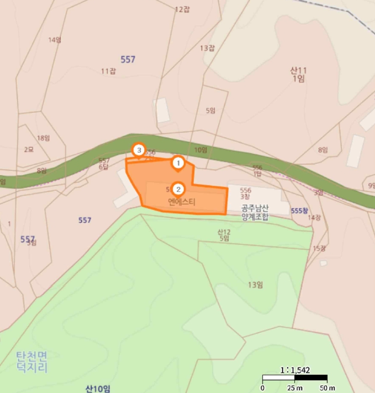 충청남도 공주시 탄천면 덕지리 556 외 1필지 공장 경매 사진 32