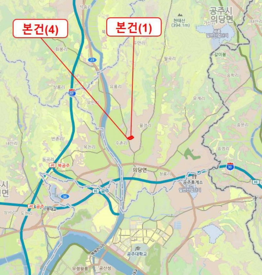 충청남도 공주시 의당면 수촌리 산13-23 외 2필지 임야 경매 사진 10