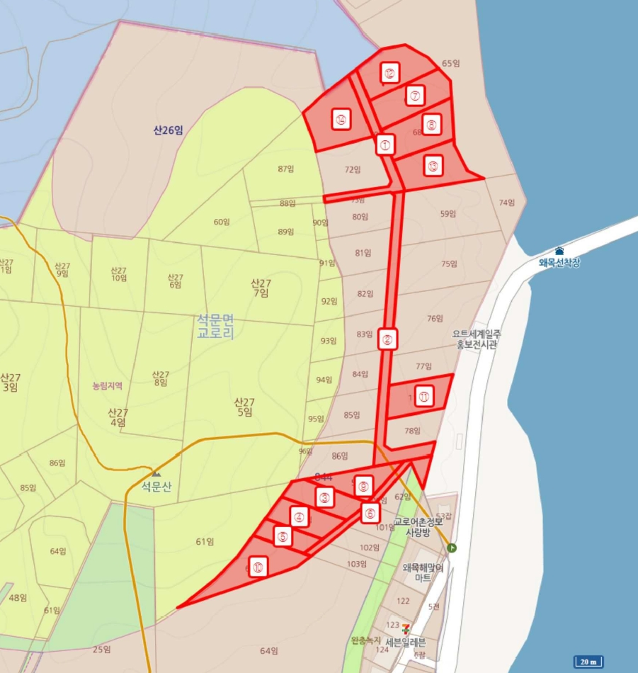 충청남도 당진시 석문면 교로리 844-70 외 13필지 임야 경매 사진 37