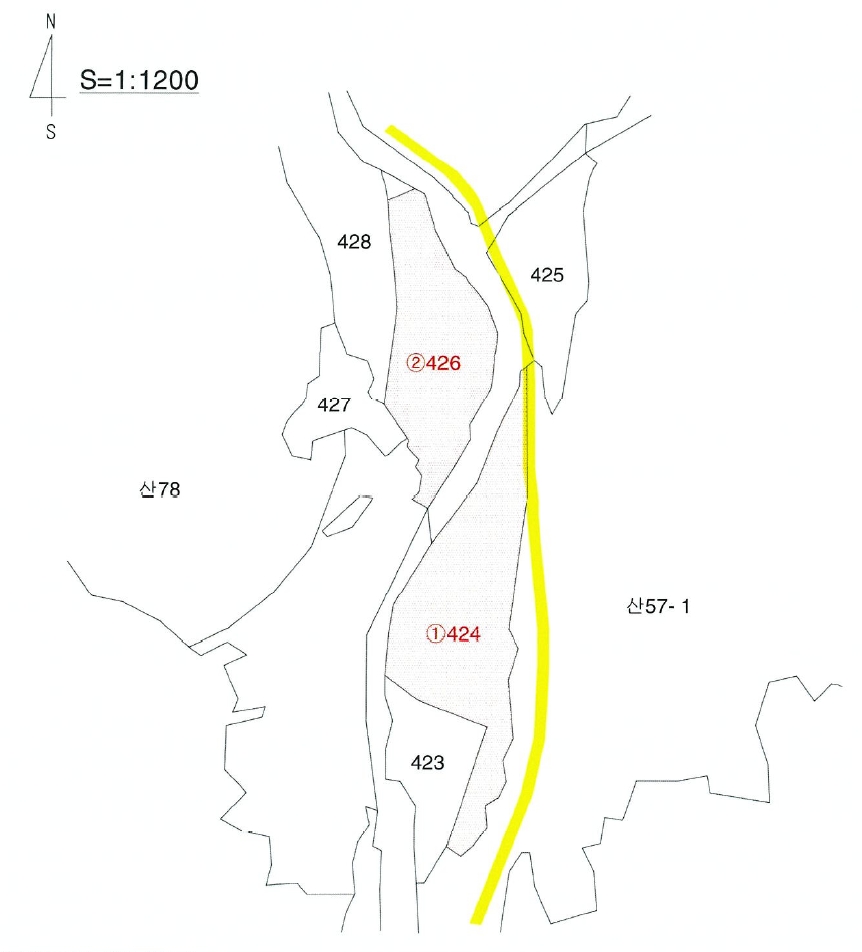 경상북도 영천시 화남면 용계리 424 답 경매 사진 18