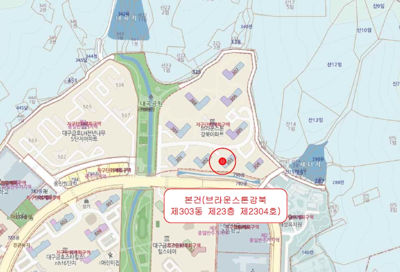 대구광역시 북구 사수동 789 브라운스톤 강북 303동 23층2304호 아파트 경매 사진 8