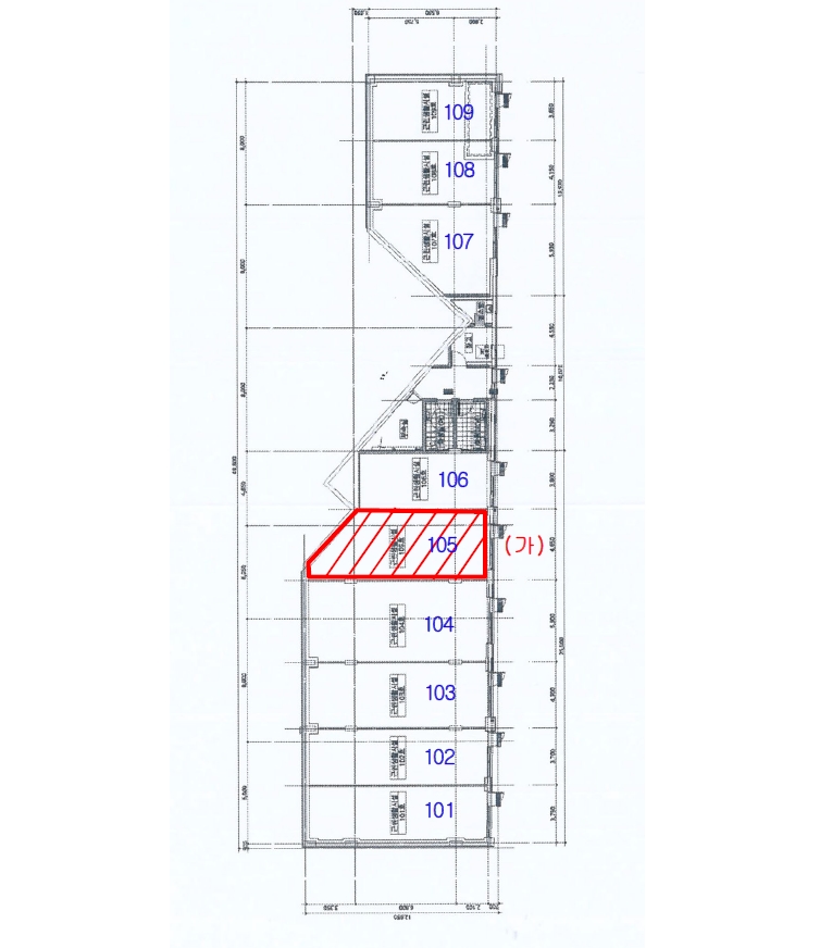 경상북도 영천시 완산동 1436, 이편한세상센텀스타시티영천1블럭 제상가동 제1층 제105호 근린상가 경매 사진 9