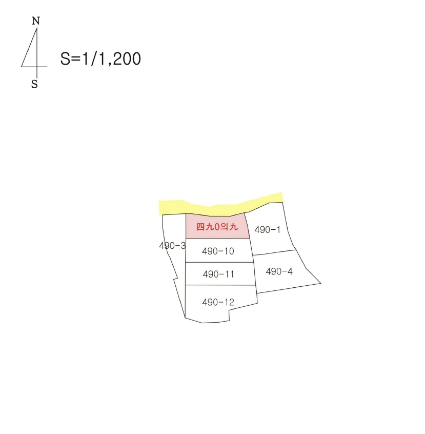 경상북도 영천시 신녕면 화성리 490-9 답 경매 사진 8