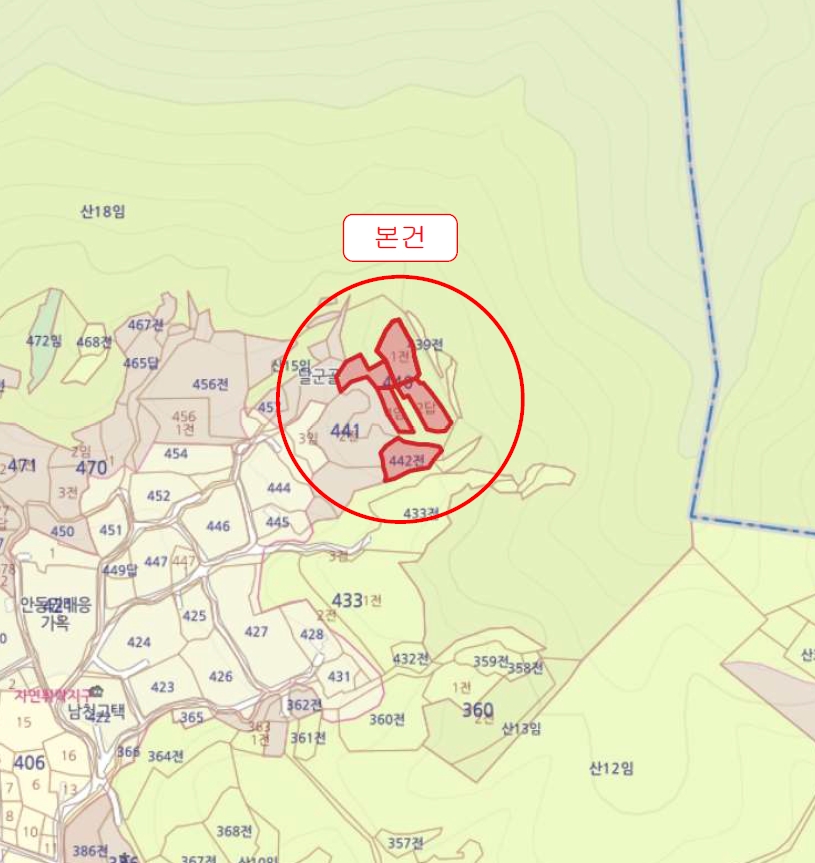 경상북도 안동시 풍천면 가곡리 440-1 외 4필지 전 경매 사진 21
