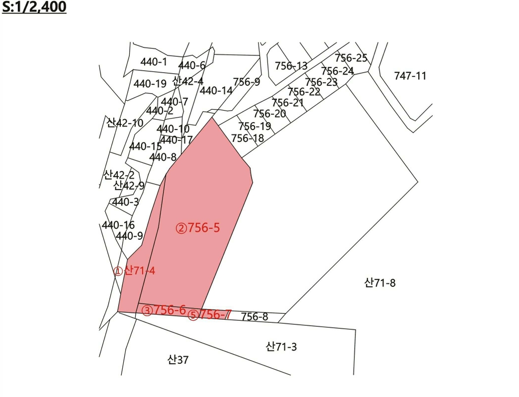 경상북도 경주시 천북면 화산리 756-3 외 4필지 공장용지 경매 사진 5