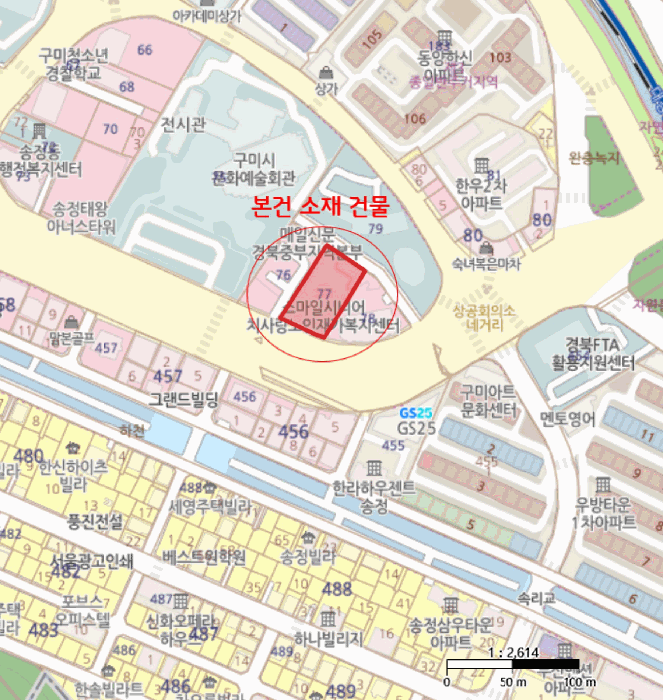 경북 구미시 송정동 77, 4층402호 (송정동,구미송정유성푸르나임오피스텔) 오피스텔(주거) 경매 사진 8