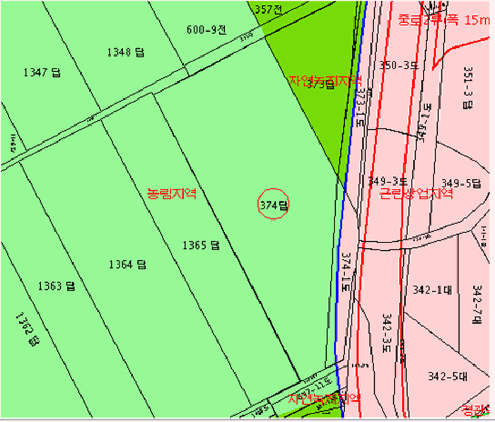 경상북도 구미시 해평면 문량리 374 답 경매 사진 11