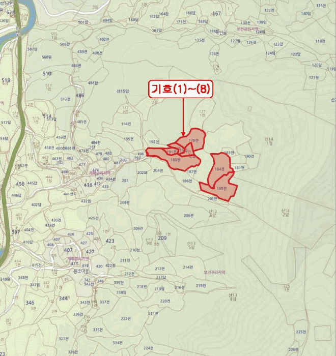 경상북도 예천군 효자면 고항리 178 외 6필지 전 경매 사진 23