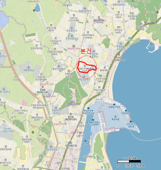 경북 포항시 북구 두호동 753, 113동 7층 705호 (두호동,우방신천지타운) 아파트 경매 사진 9