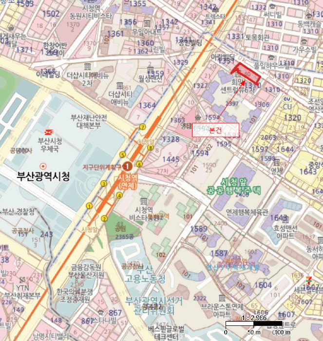 부산광역시 연제구 연산동 1310-40 세영엘리츠더시티 19층1908호 오피스텔 경매 사진 24
