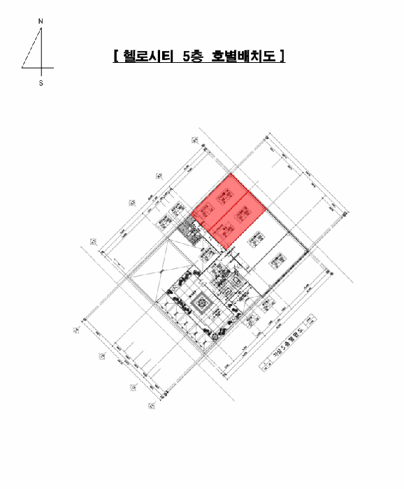 부산 기장군 정관읍 매학리 718-5, 5층503호 (헬로시티) 외 1개호 근린상가 경매 사진 10