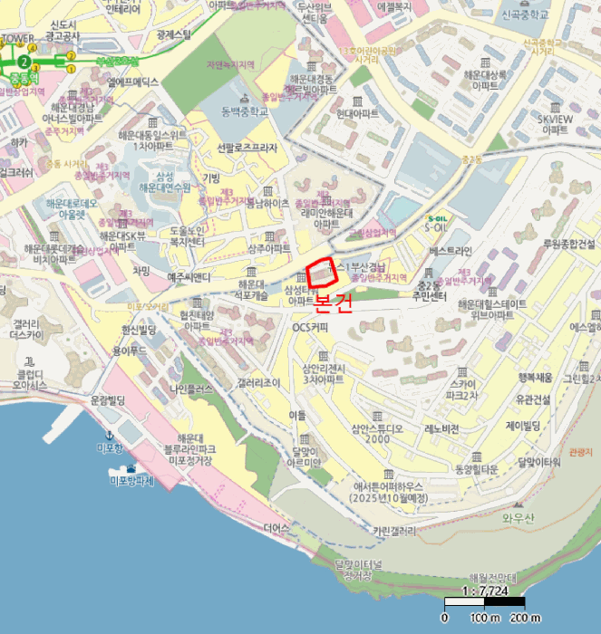 부산광역시 해운대구 중동 1521-32 마마아파트 10층1002호 아파트 경매 사진 21