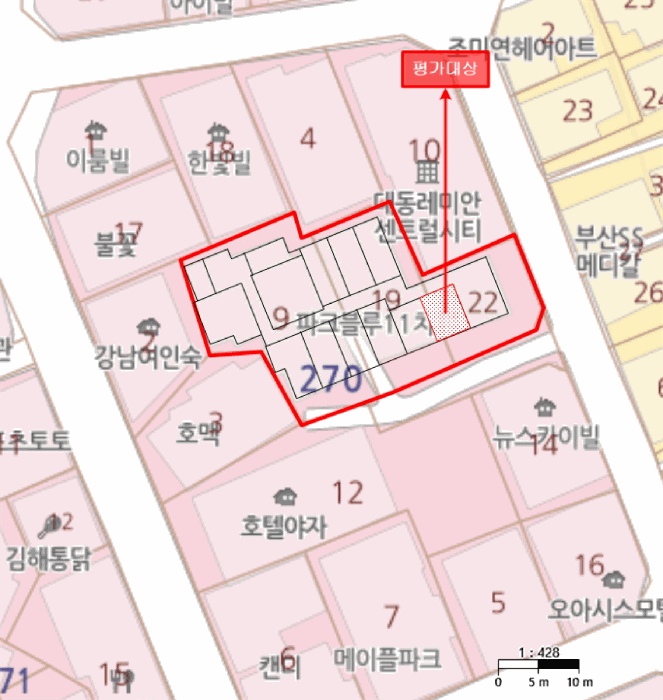 부산광역시 사상구 괘법동 270-9 파크블루11차 7층707호 외 2필지 아파트 경매 사진 7