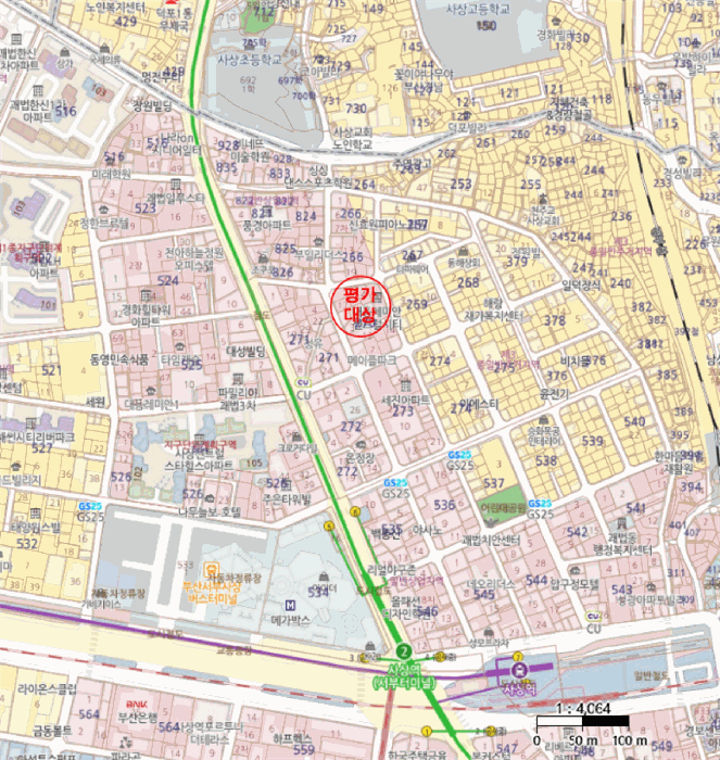 부산광역시 사상구 괘법동 270-9 파크블루11차 7층707호 외 2필지 아파트 경매 사진 8