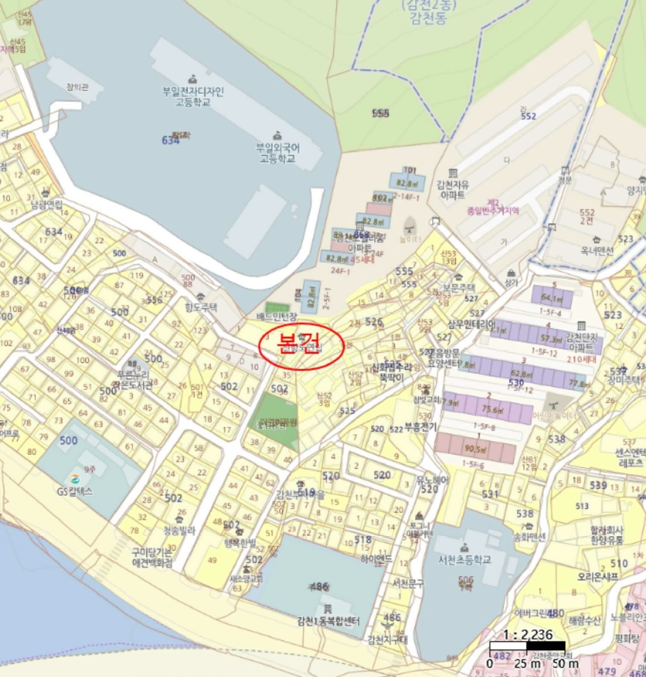 부산 사하구 감천동 502-4, 2층205호 (감천동,신항도주택) 다세대주택 경매 사진 7