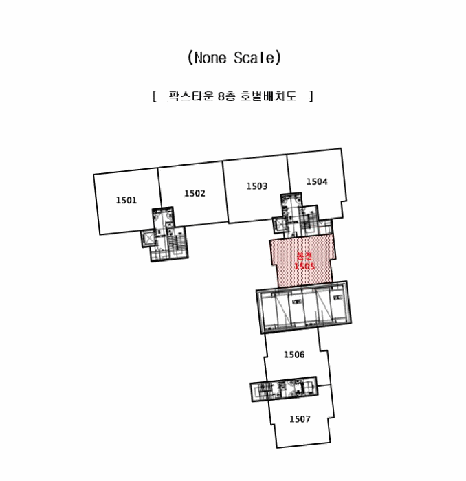 부산광역시 사상구 주례동 57-17 팍스타운 15층1505호 외 2필지 오피스텔(주거) 경매 사진 8