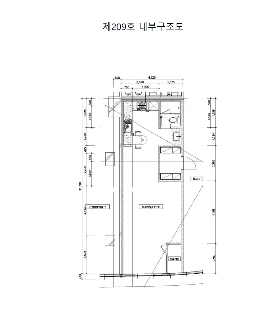 울산 남구 달동 1412, 2층209호 (달동,삼환아르누보) 오피스텔(주거) 경매 사진 10
