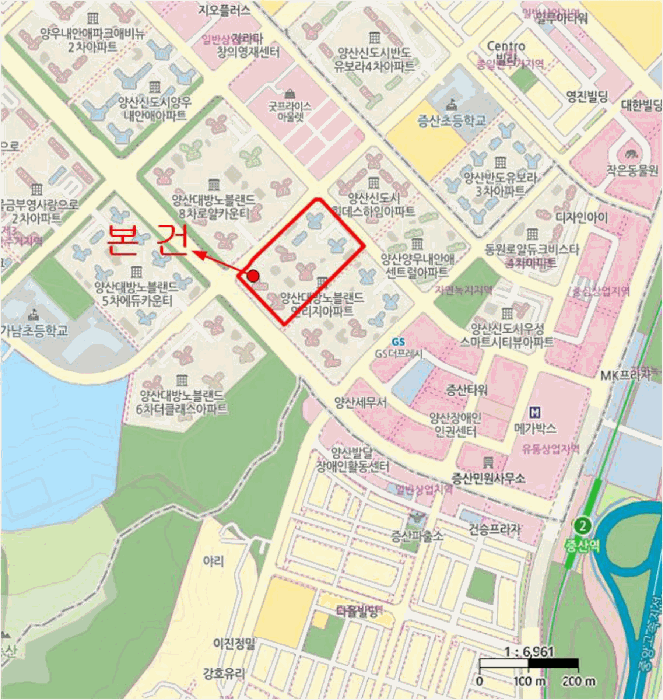 경상남도 양산시 물금읍 가촌리 1303-1 양산대방노블랜드연리지(2차) 206동 1층103호 아파트 경매 사진 8