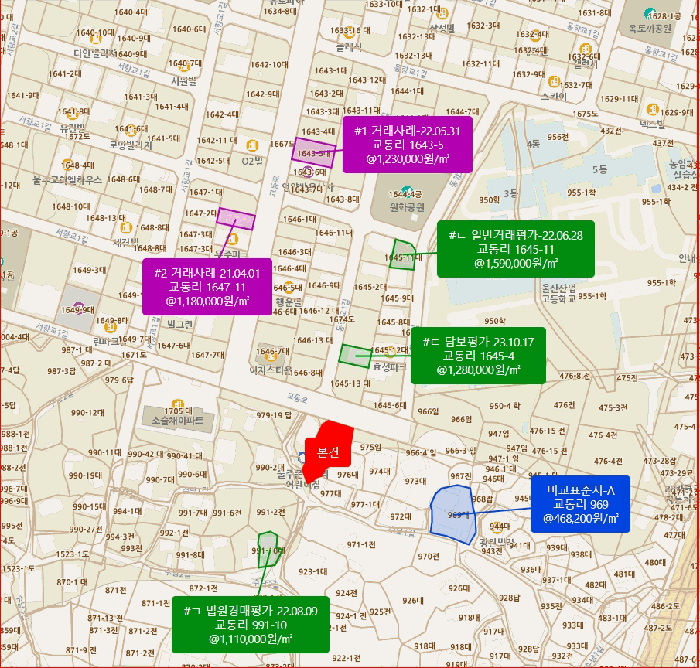 울산광역시 울주군 삼남읍 교동리 978-1 대지 경매 사진 8