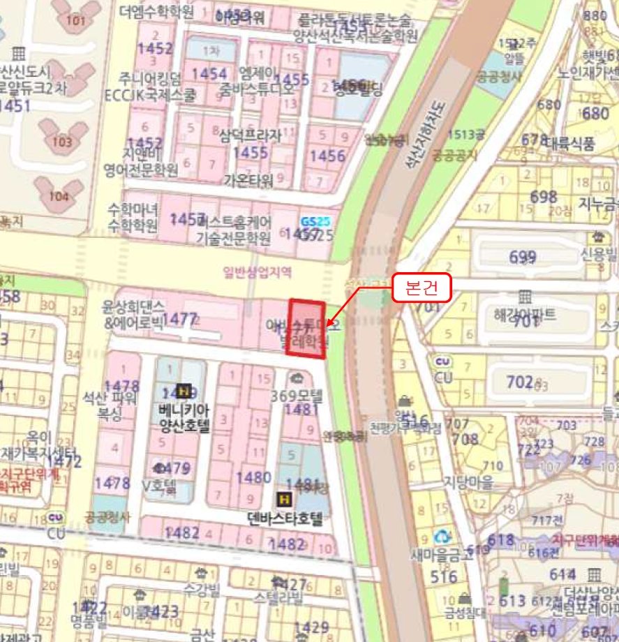 경상남도 양산시 동면 석산리 1477-7 3층302호 근린상가 경매 사진 11