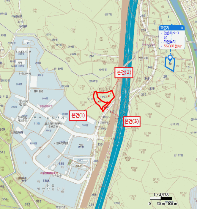 울산광역시 울주군 두서면 전읍리 315-1 외 2필지 전 경매 사진 10
